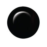 IBD Just Gel Polish Black Lava swatch with a rich black finish, offering full-coverage and high shine.